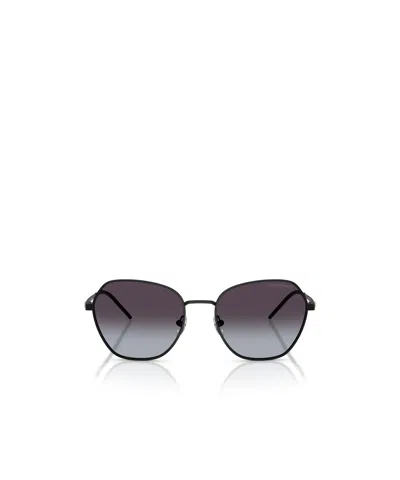 Emporio Armani Geometric Frame Sunglasses In Black