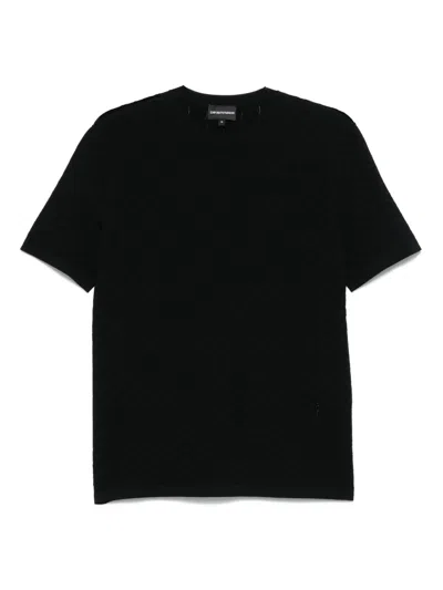 EMPORIO ARMANI GEOMETRIC-PATTERN T-SHIRT
