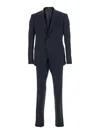 Emporio Armani Giacca Monopetto Pantalone Ventre Piatto In Black
