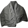 Emporio Armani Giorgio Armani Ombré Scarf In Grey Silk In Grey