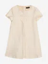 Emporio Armani Girls Logo Dress With Pleat