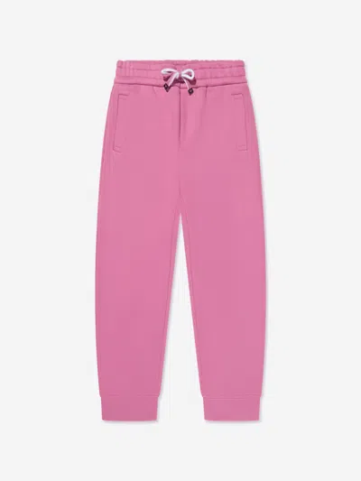 Emporio Armani Babies' Girls Logo Joggers 8 Yrs Pink