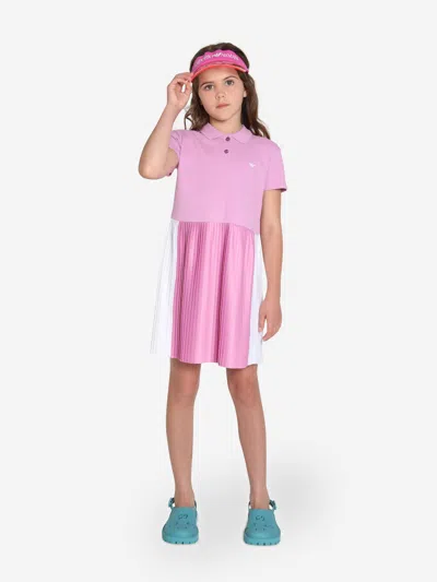 Emporio Armani Kids' Girls Pleated Dress In Pink