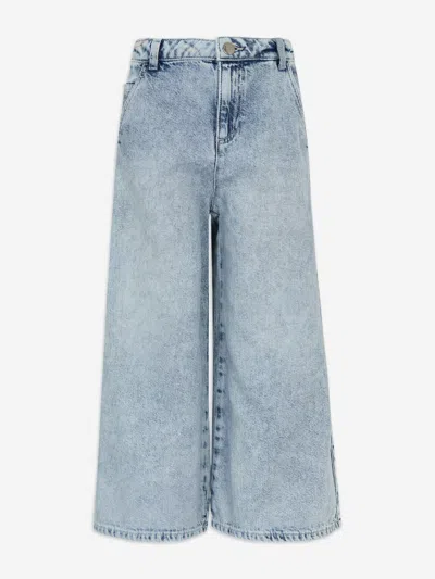 Emporio Armani Kids' Girls Wide Leg Jeans