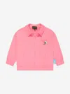 Emporio Armani X The Smurfs Cotton Sweatshirt In Pink