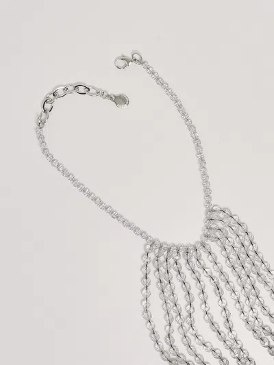 EMPORIO ARMANI GIROCOLLO BOULES CON FRANGE SFUMATE NECKLACE