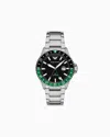 Emporio Armani Gmt Dual Time Stainless Steel Watch