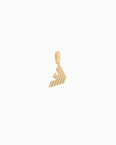 Emporio Armani Gold-tone Brass Charm In Multicoloured