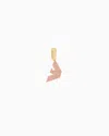 Emporio Armani Gold-tone Brass Charm In Multicoloured