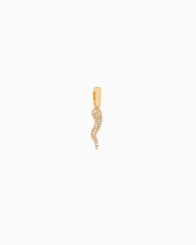 Emporio Armani Gold-tone Charm In Multicoloured