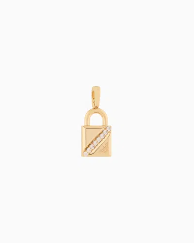 Emporio Armani Gold-tone Charm In Multicoloured