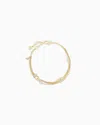 Emporio Armani Gold-tone Green Aventurine Multi-strand Bracelet