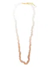 Emporio Armani Gradient-effect Necklace In Neutrals