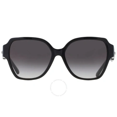 Emporio Armani Gradient Gray Butterfly Ladies Sunglasses Ea4202f 50178g 56