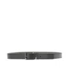 Emporio Armani Grained Leather Belt In Black