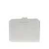 Emporio Armani Tumbled Leather Logo-embossed Wallet In White