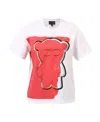 Emporio Armani Graphic-print Short-sleeved T-shirt In Multicolor