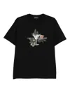 Emporio Armani Graphic-print T-shirt In Black