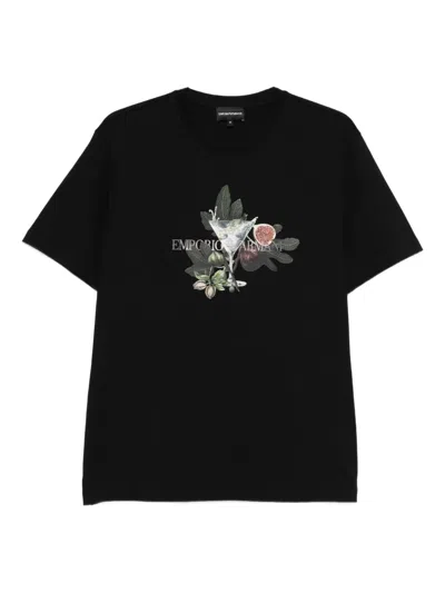 EMPORIO ARMANI GRAPHIC-PRINT T-SHIRT