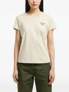 Emporio Armani New York Capsule Collection Oversized Printed Jersey T-shirt In Neutral