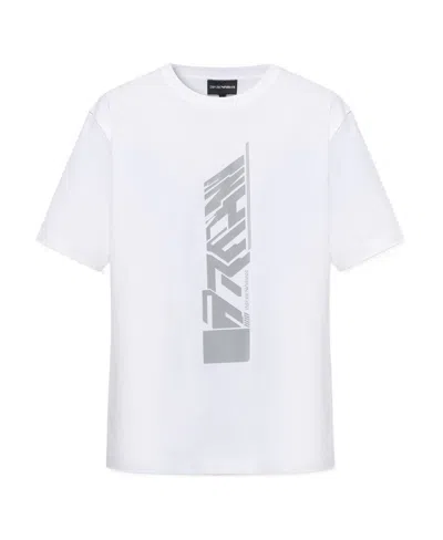 Emporio Armani Graphic-print T-shirt In White
