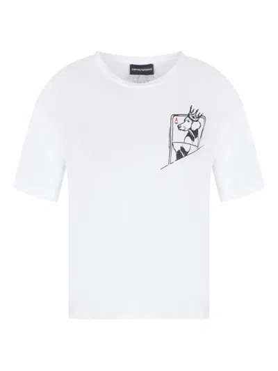 EMPORIO ARMANI GRAPHIC-PRINT T-SHIRT