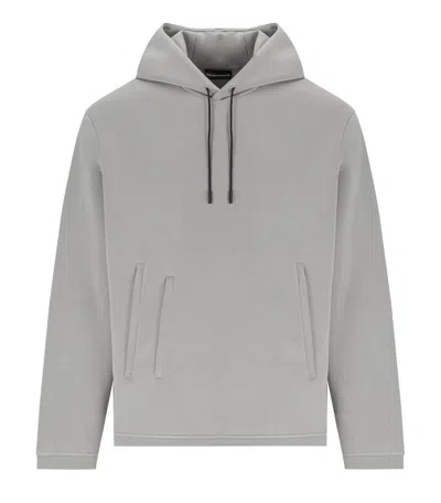 EMPORIO ARMANI EMPORIO ARMANI GREY HOODIE
