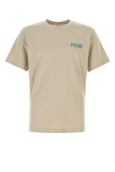 Emporio Armani T-shirt In Cotone Beige Uomo