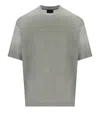 Emporio Armani T-shirt Made Of Cotton. In Grey