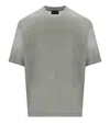 Emporio Armani Grey Degradé T-shirt In Gray