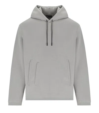 EMPORIO ARMANI EMPORIO ARMANI GREY HOODIE