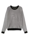 Emporio Armani Jacquard Logo Viscose Sweater
