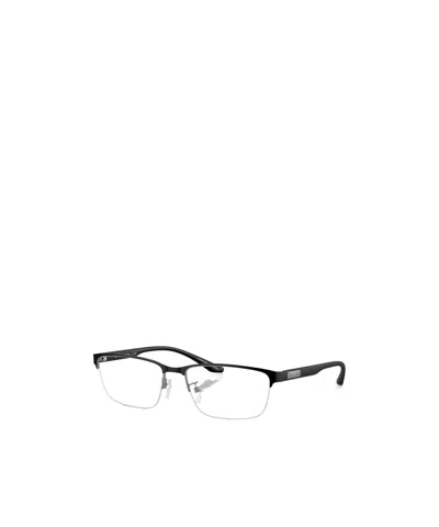 Emporio Armani Half Frame Plain Mirror In White