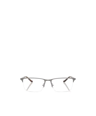 Emporio Armani Half Frame Plain Mirror In White