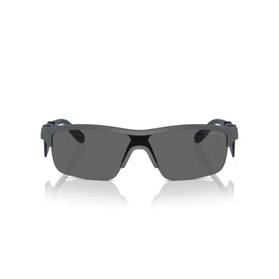 EMPORIO ARMANI HALF-FRAME SUNGLASSES