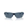 Emporio Armani Geometric-frame Sunglasses In Blue