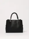 Emporio Armani Bag In Textured Synthetic Leather In Black