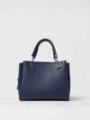 Emporio Armani Myea Small Shopping Bag In Blue
