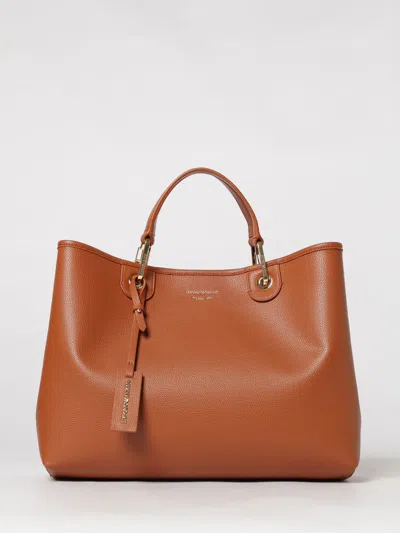 Emporio Armani Shoulder Bag Woman In Brown