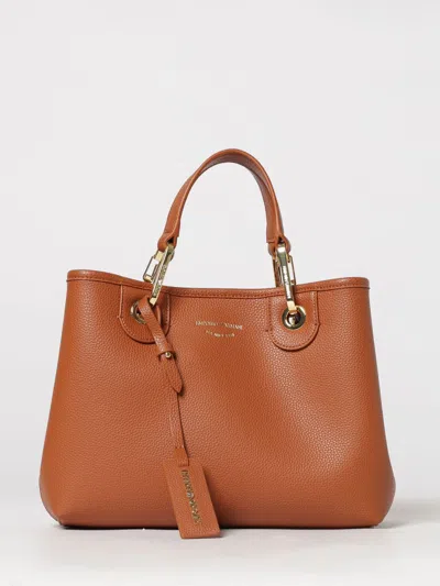 Emporio Armani Shoulder Bag Woman In Brown