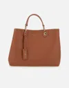 Emporio Armani Myea Handbag In Brown