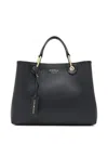 Emporio Armani Myea Medium Shopping Bag In Black