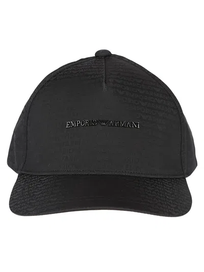 Emporio Armani Hat In Black