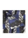 Emporio Armani Hemmed Handkerchief In 蓝色