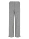 Emporio Armani Straight-leg Trousers In Gray