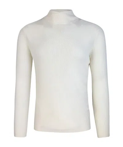 Emporio Armani High-neck Sweater In White