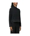 Emporio Armani High-neck Top In Black