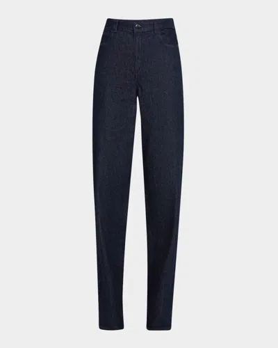 Emporio Armani High-rise Cotton Denim Jeans