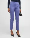 EMPORIO ARMANI HIGH-RISE CROPPED STRAIGHT-LEG TROUSERS