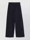 Emporio Armani High Waist Pleated Wide Leg Trousers